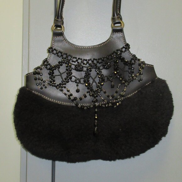 Vintage TAMBU Genuine Handbag shoulder Bag - Picture 3 of 5